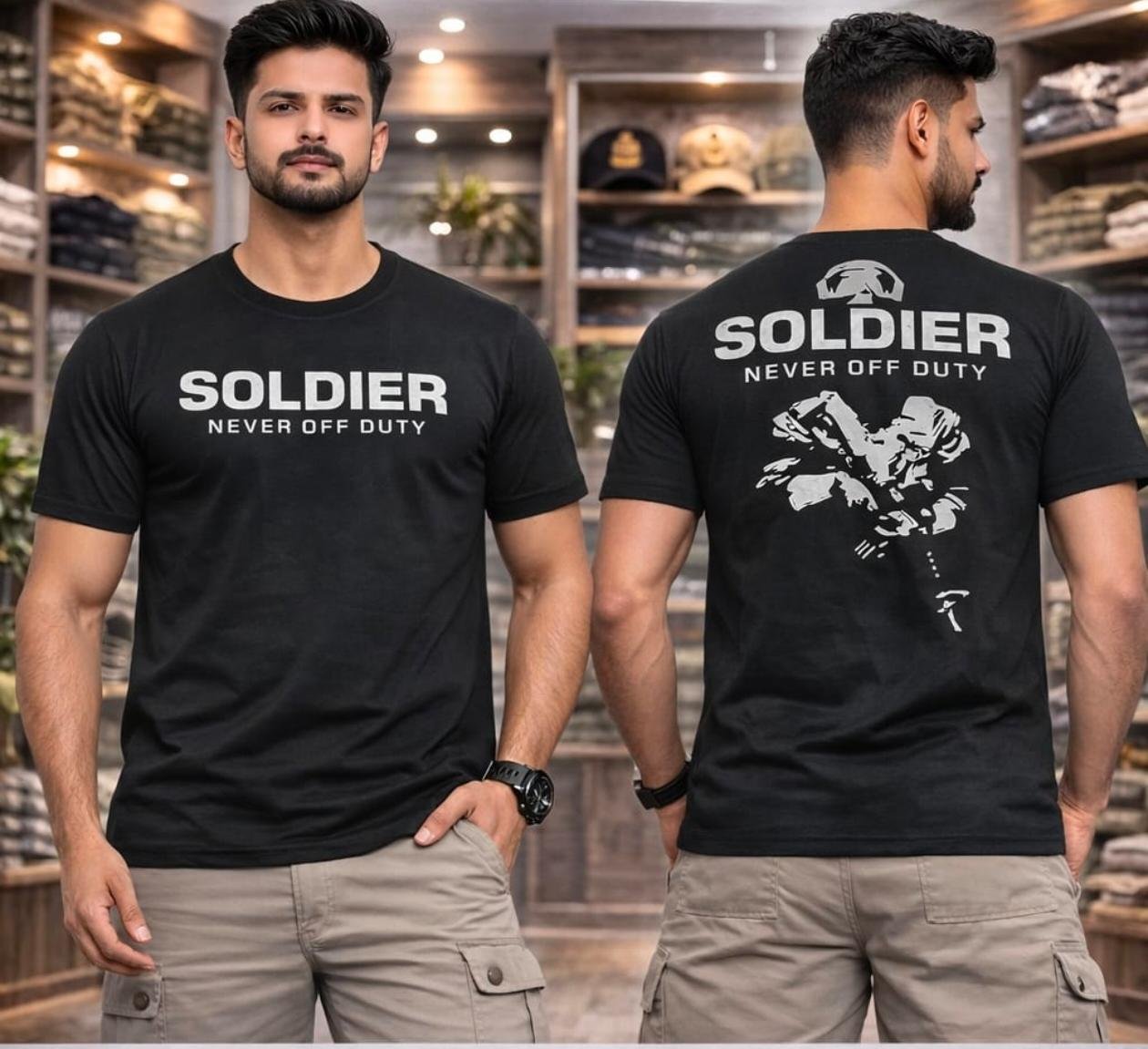 T -SHIRT SOLDER PRINT COTTON