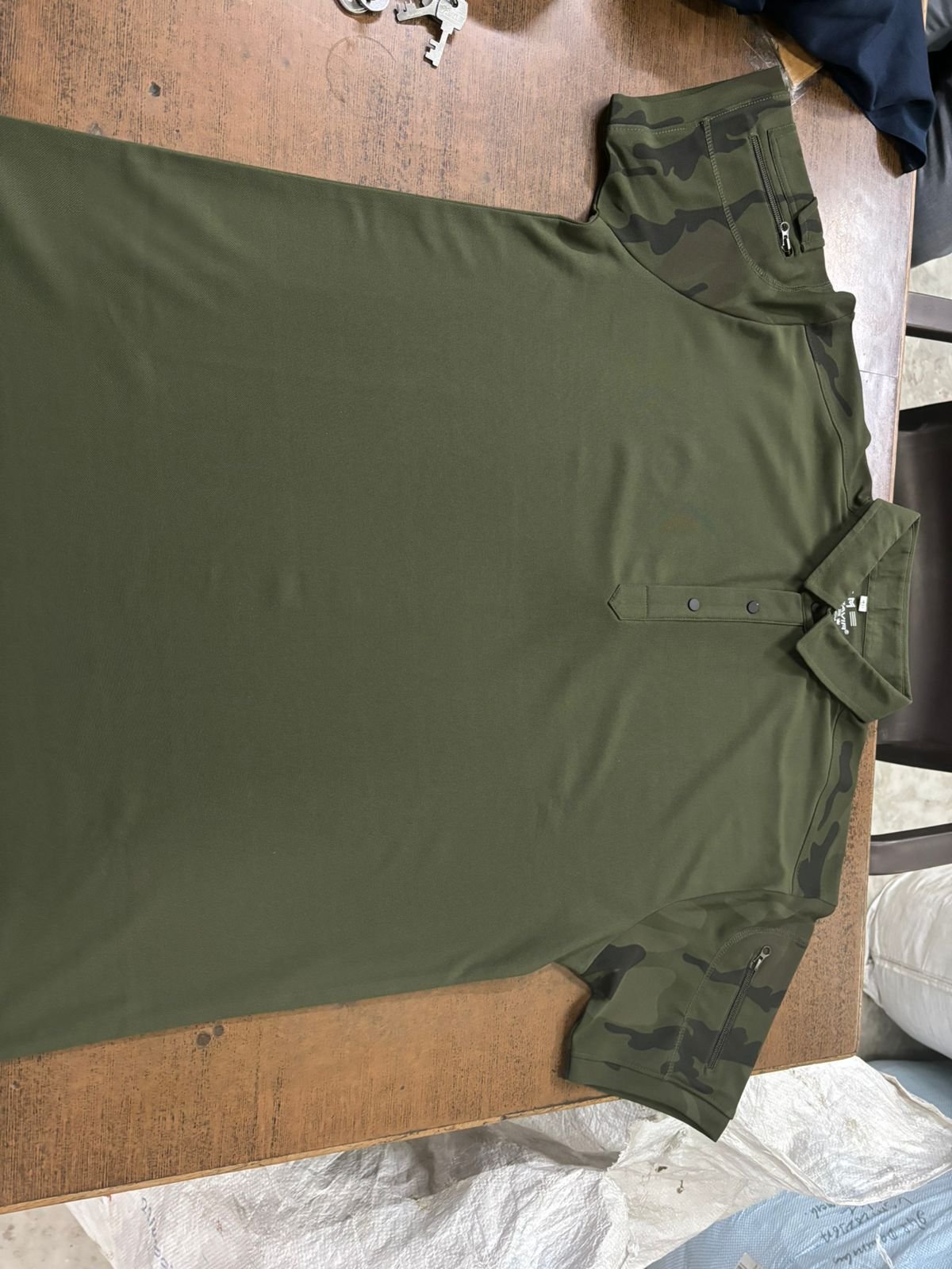 OLIVE GREEN WORRIER T SHIRT