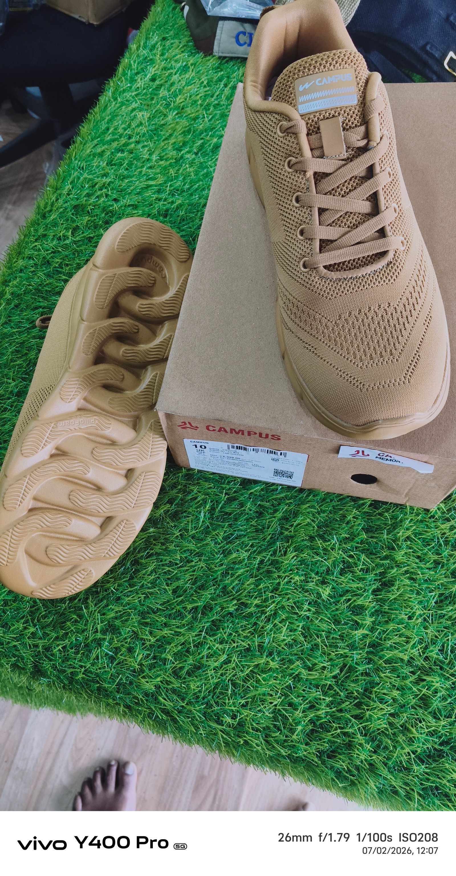 CAMPUS PT BROWN SHOES  ART NO. 6G-829